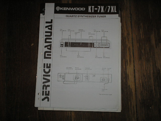 KT-7X KT-7XL Tuner Service Manual  Kenwood